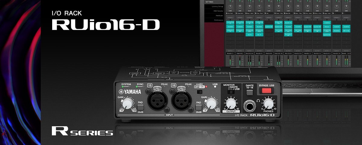 Yamaha I/O Rack R Series (USB) RUio16-D