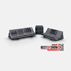 RIVAGE PM5和PM3数字混音系统，实力斩获IBC 2020 Best of Show大奖