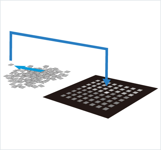 ［Image］Tray setter： 小尺寸单片用托盘排列机